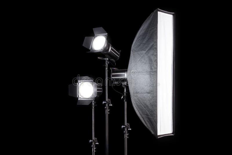 Black Background Photography Setup