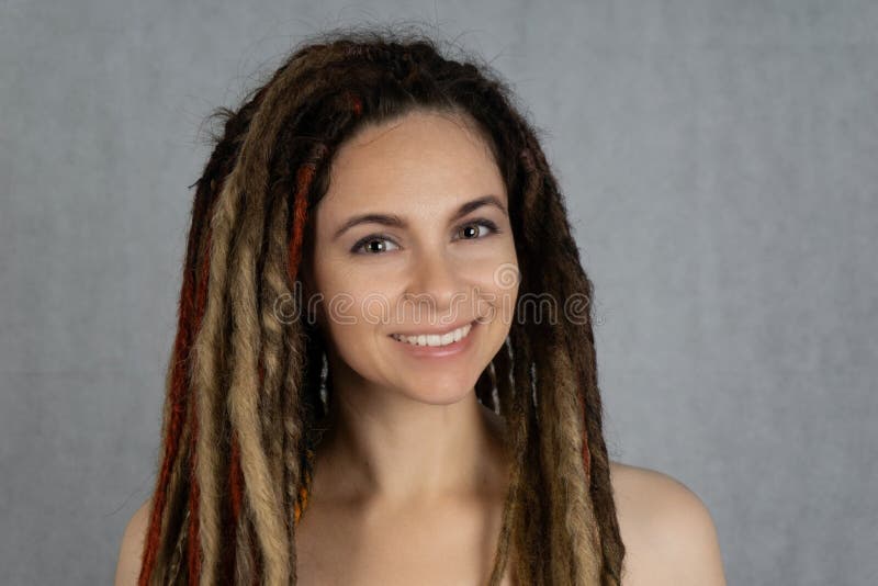 Fashion Hairstyle With Dreads Stock Image Image Of