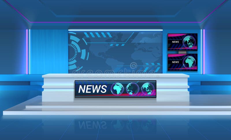 Empty News Studio Stock Illustrations 1 416 Empty News Studio Stock Illustrations Vectors Clipart Dreamstime