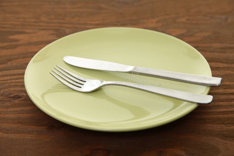 Knife and Fork Meaning FINISHED Stock Image Image of cutlery, shot