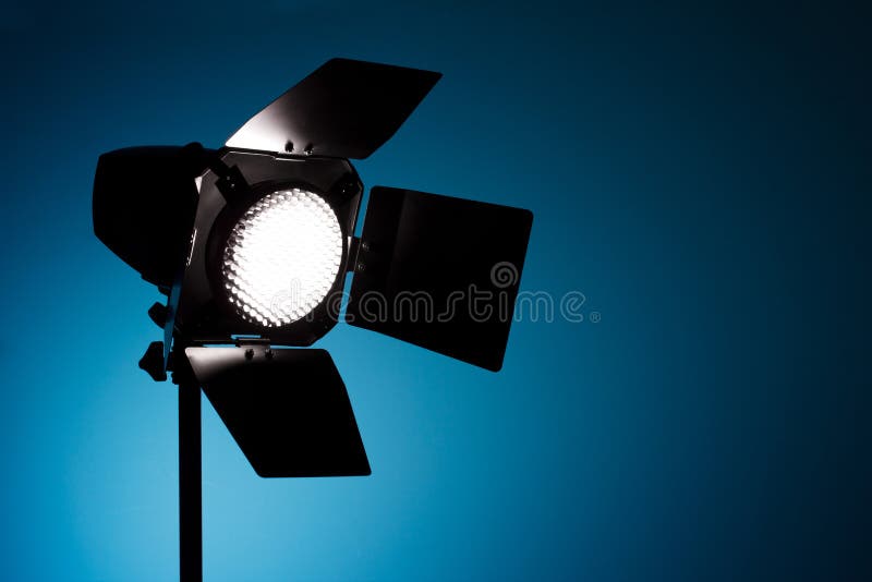 Studio spot light stock photos