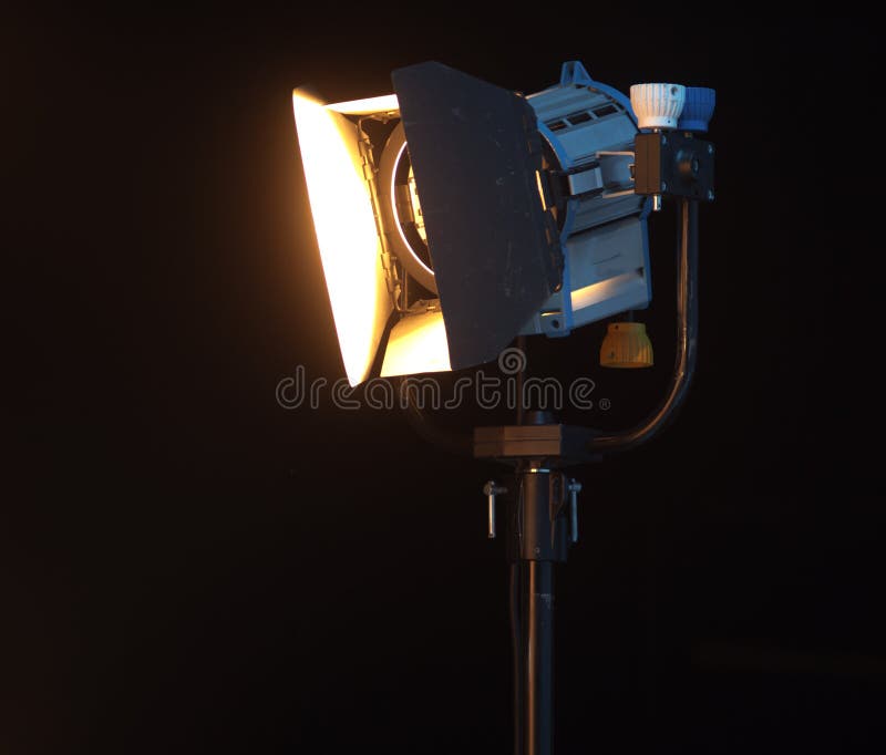 Studio Spotlight or Stage Light Stock Image - Image of film ...