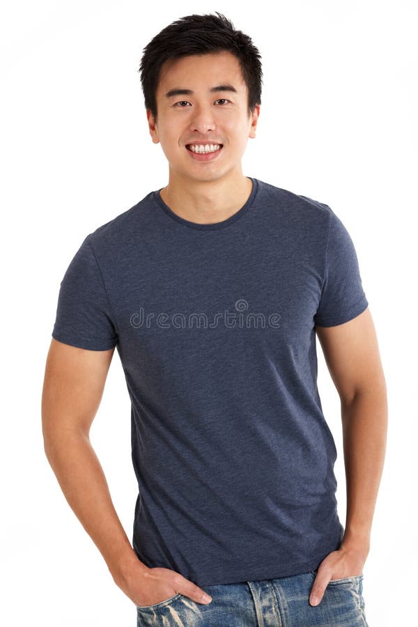 Studio tiré de l'homme chinois photos stock Studio tiré de l'homme chinois photos stock