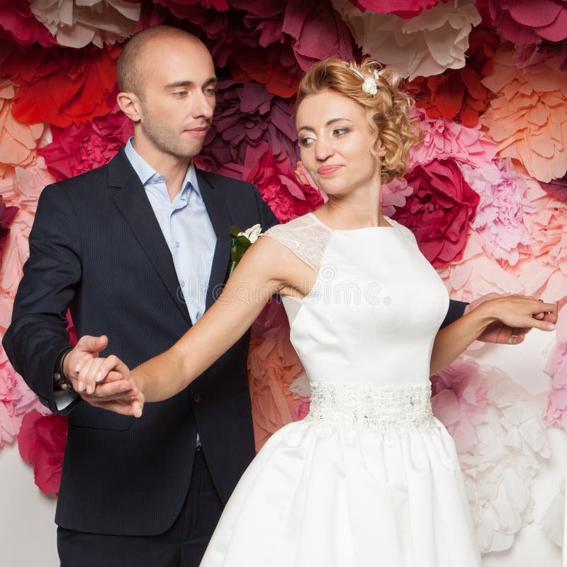 Studio wedding photography stock image. Image of people 53125763