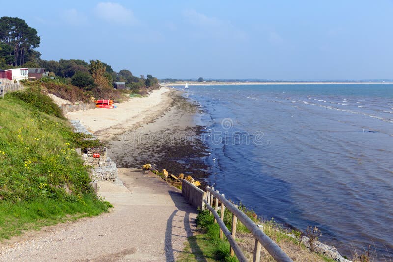 Studland mellersta strand Dorset England UK som lokaliseras mellan Swanage och Poole och Bournemouth en av tre stränder på detta fotografering för bildbyråer Studland mellersta strand Dorset England UK som lokaliseras mellan Swanage och Poole och Bournemouth en av tre stränder på detta fotografering för bildbyråer