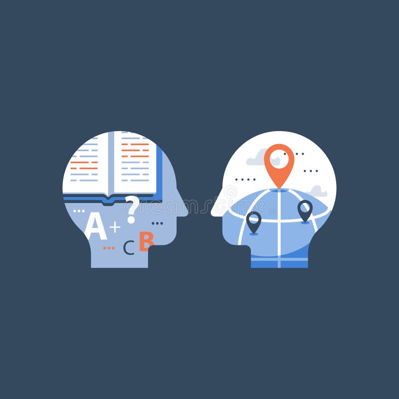 Study abroad, international education, distance learning, global community, student exchange, foreign affair, scholarship program vector illustration