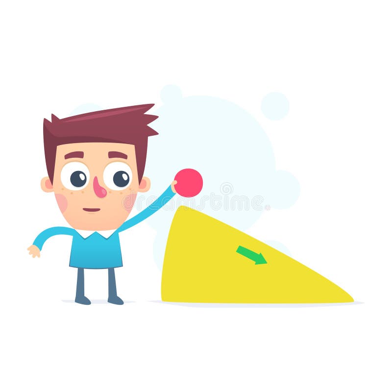 Study the laws of physics stock illustration. Illustration of idea