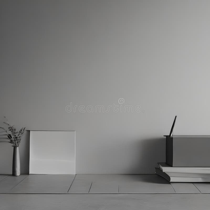 A Study in Monochrome Aesthetics, with Shades of Gray, Subtle Gradients, and Contrasting