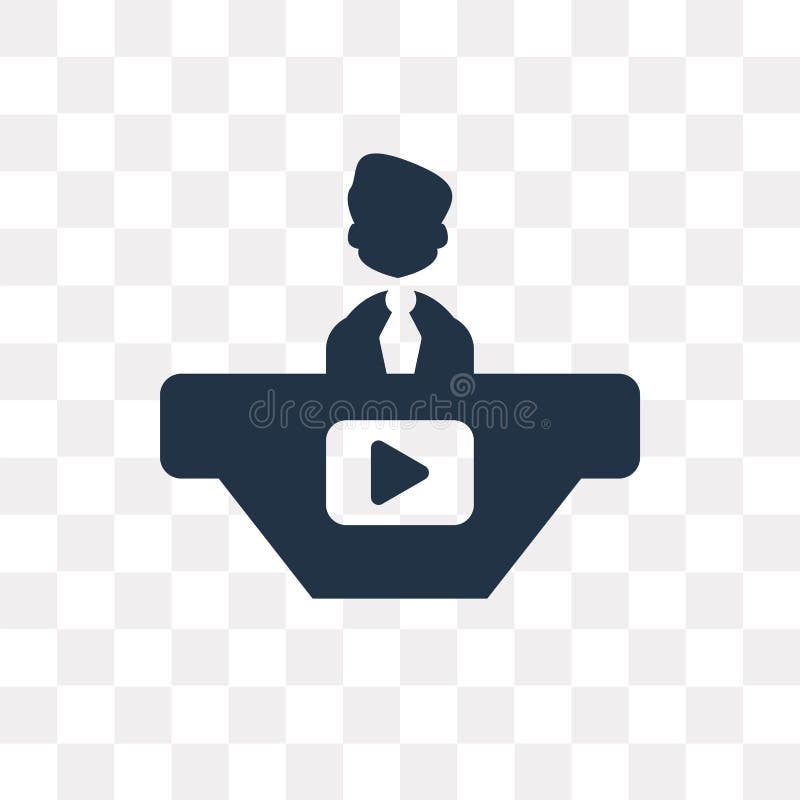 Study vector icon isolated on transparent background, Study tra stock illustration