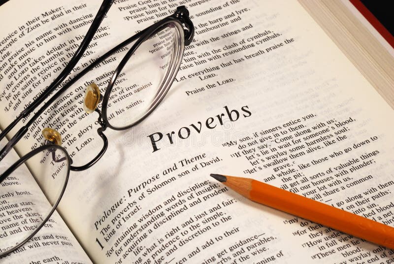 Studying the Bible. Concepts of the faith to the religion royalty free stock photo