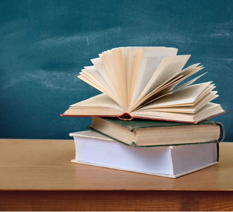 Studying literature stock images