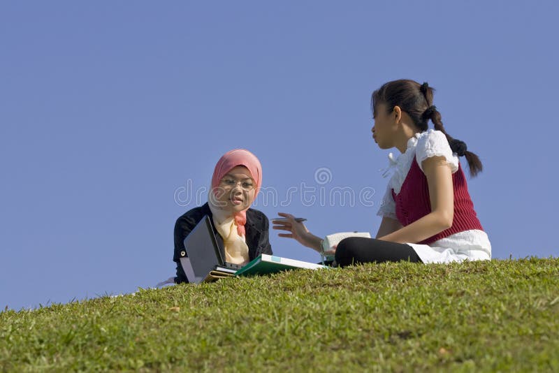 Studying together