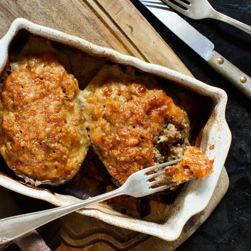 Stuffed Eggplant from the Oven Stock Image Image of homemade, baked