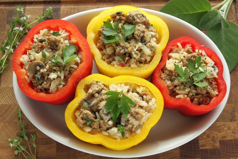 Stuffed peppers stock photo. Image of stuffed, turkish 64592956