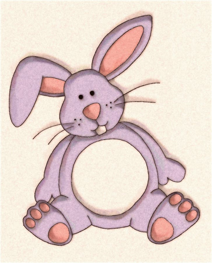 Stuffed Toy Rabbit Bunny stock illustration. Illustration ...