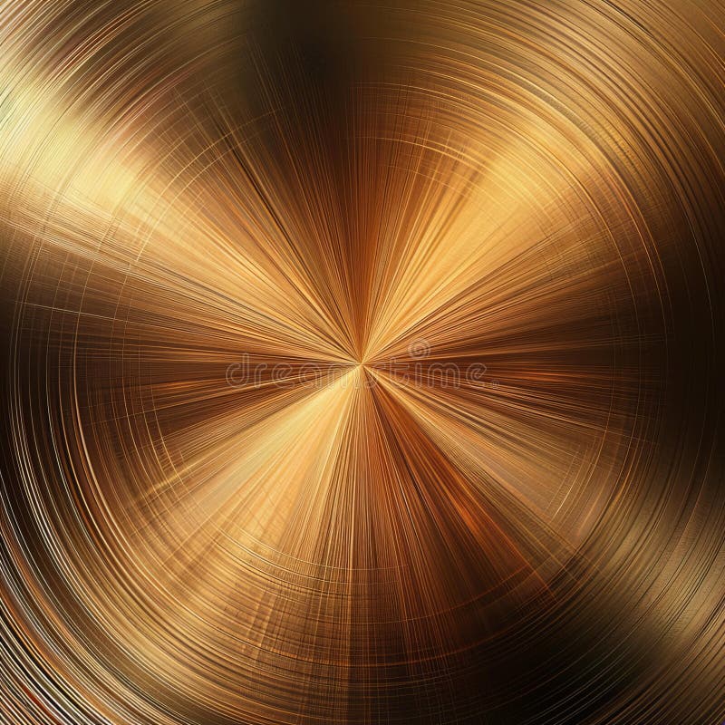 Abstract Golden Radial Pattern, Modern Art Background vector illustration