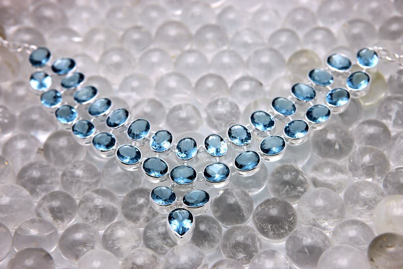 Stunning Blue Topaz Necklace