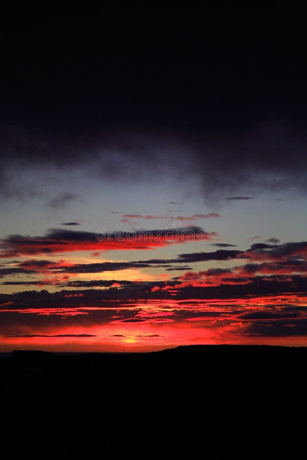 Stunning Icelandic sunset