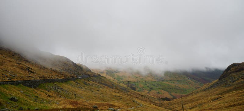 Stunning Mountains in Snowdon, Wales, United Kingdom royalty free stock image Stunning Mountains in Snowdon, Wales, United Kingdom royalty free stock image