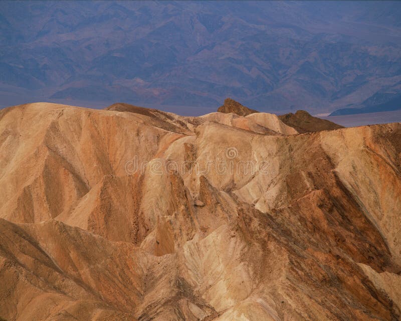 Golden Canyon Badlands in Early Evening, Death Valley National Park