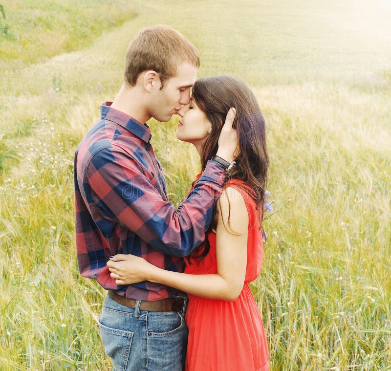 Sensual Outdoor Portrait Of Young Stylish Fashion Attractive Couple In