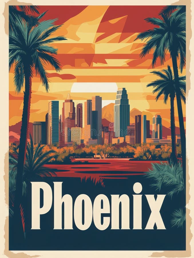 Phoenix Skyline Stock Illustrations – 854 Phoenix Skyline Stock  Illustrations, Vectors & Clipart - Dreamstime