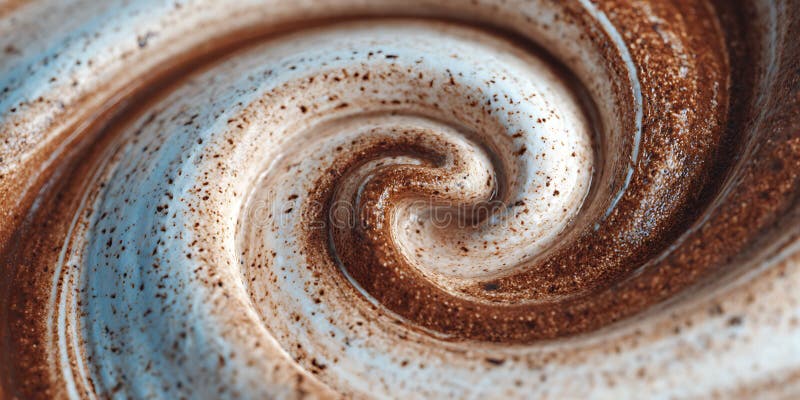 Stunning Swirl Abstract Brown White and Blue Texture stock illustration