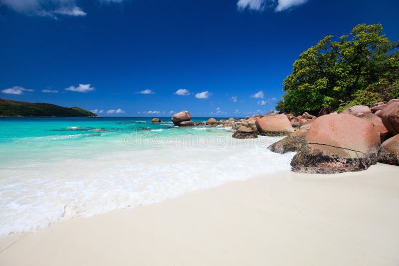 Stunning tropical beach stock photography