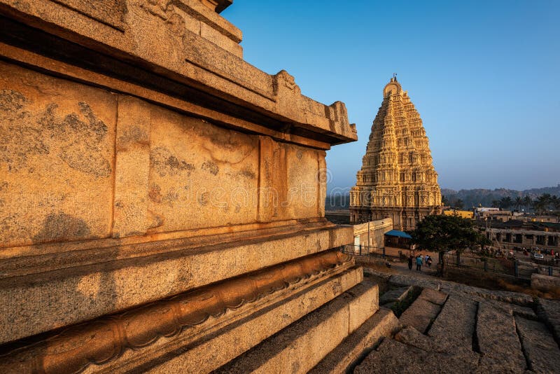 Stunning View at Sree Virupaksha Temple, Hampi, Karnataka, India Editorial  Photo - Image of hampi, culture: 225090866