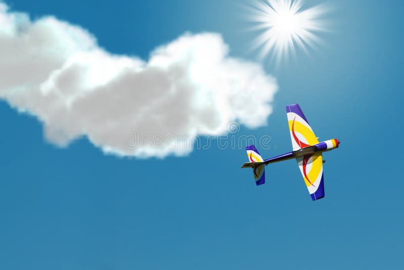 Stunt Plane royalty free stock photography Stunt Plane royalty free stock photography