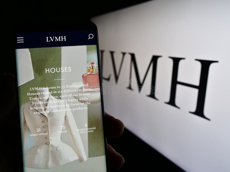 LVMH Luxury Goods Company Logo Editorial Photo - Image of