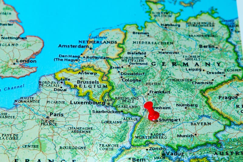 Stuttgart Landkarte