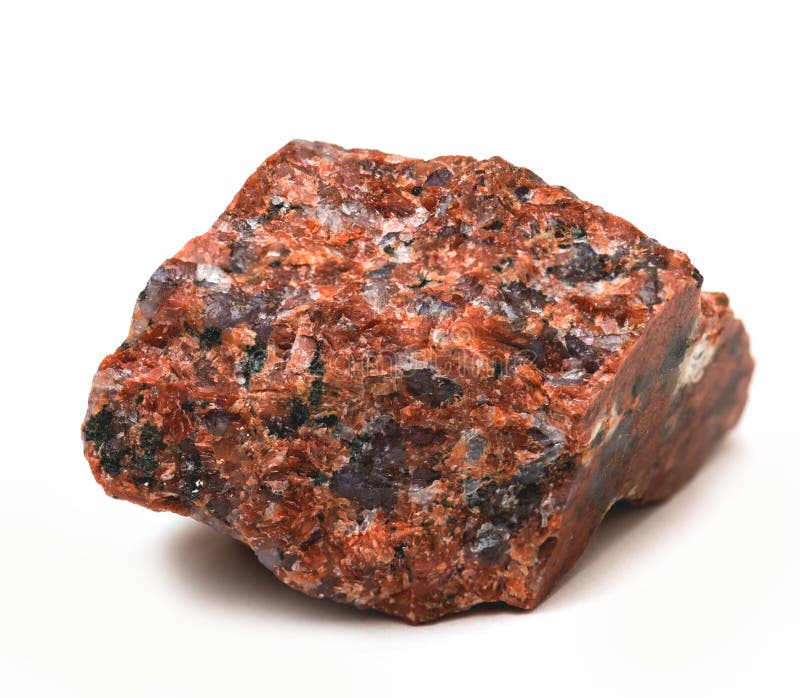Stycke av polerad granit royaltyfri bild