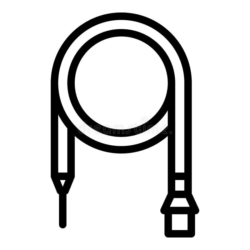 Styl konturu ikony cewnika krwi. Ikona cewnika krwi. kontur ikony wektora cewnika krwi dla projektu sieci Web wyizolowanego na białym tle