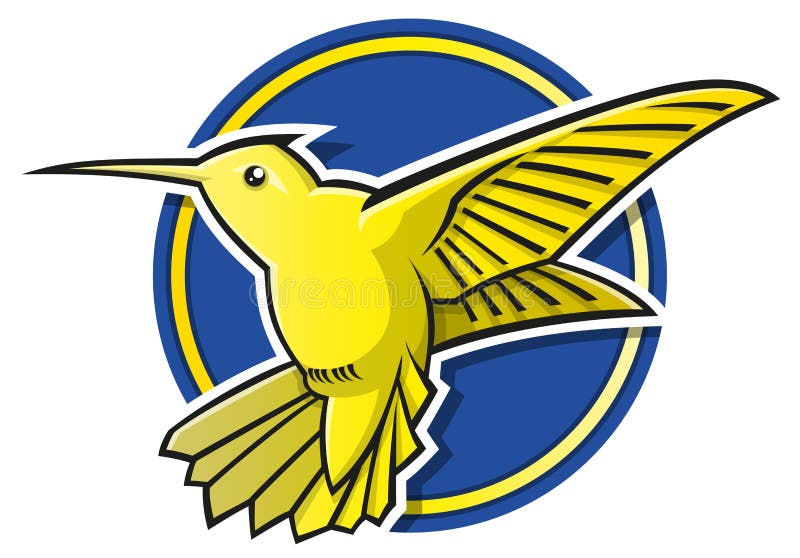 Stylised Hummingbird logo