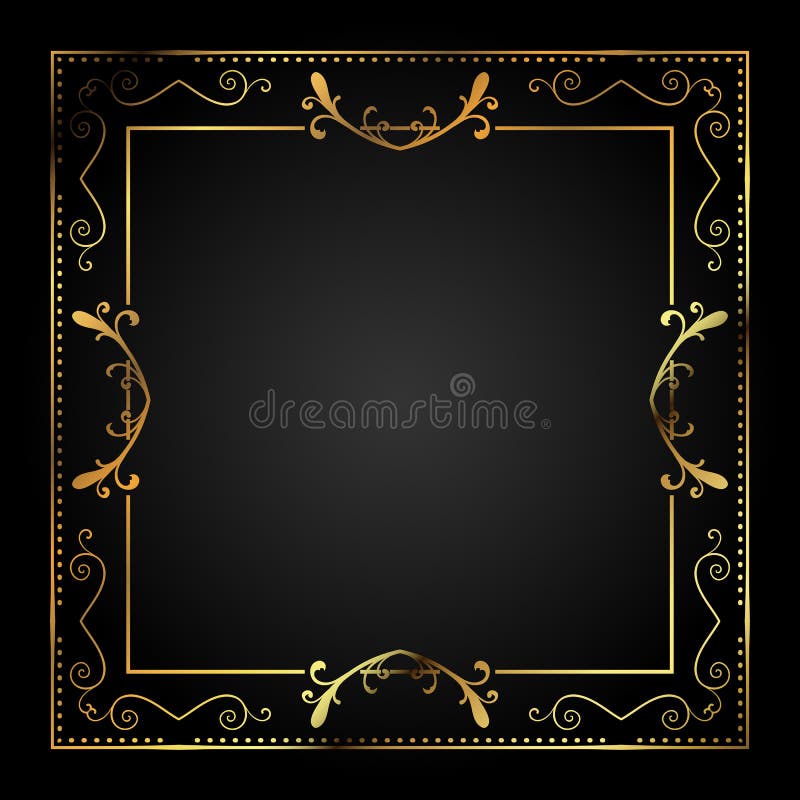 Stylish Background in Gold and Black Stock Vector Illustration of gold, background 71034903