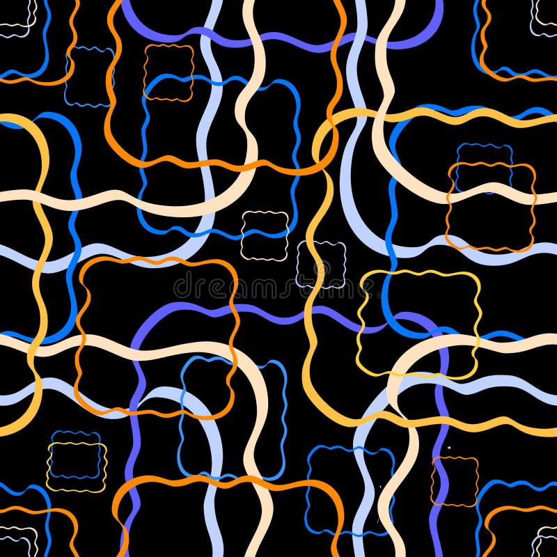 Stylish blue and yellow background