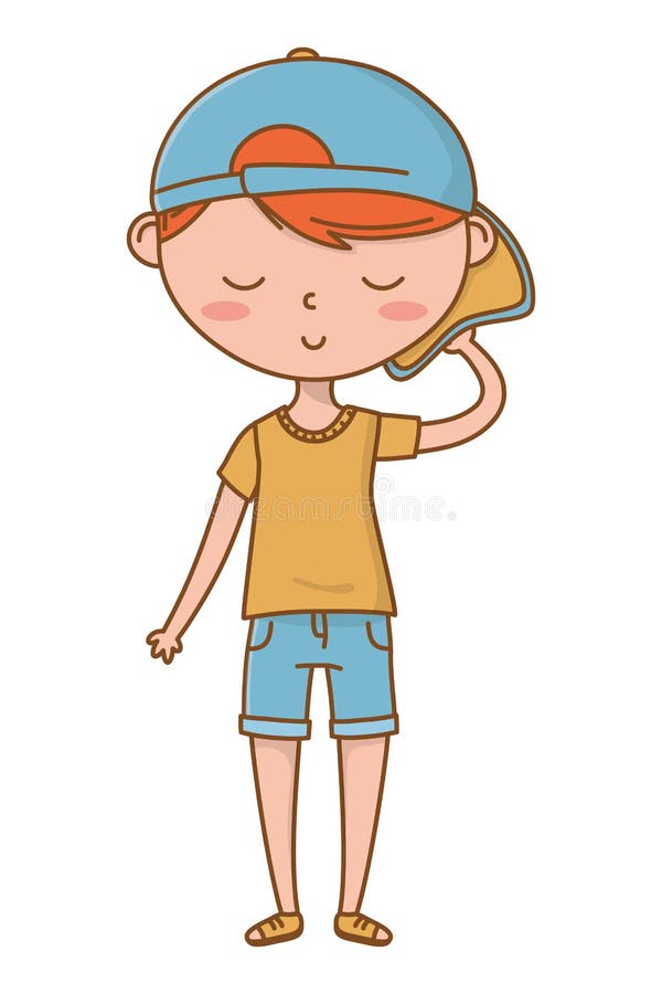 COVASA Mens Summer ShortsCartoon Character with Backwards Hat and Crazy Eyes P 