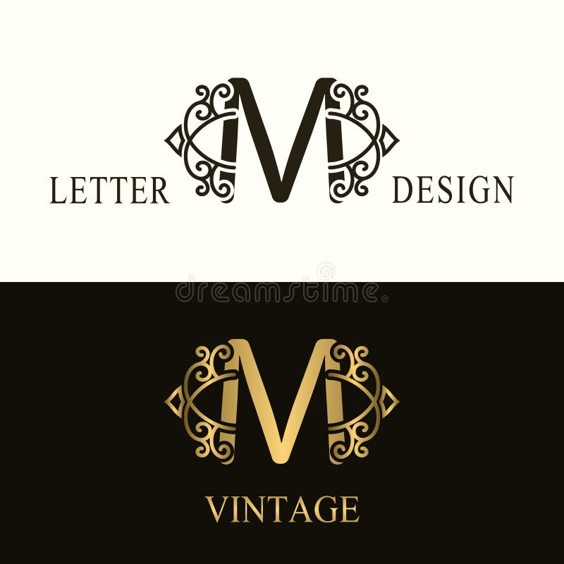 Monogram letter M capital logo Stock Vector by ©UASUMY 127179380