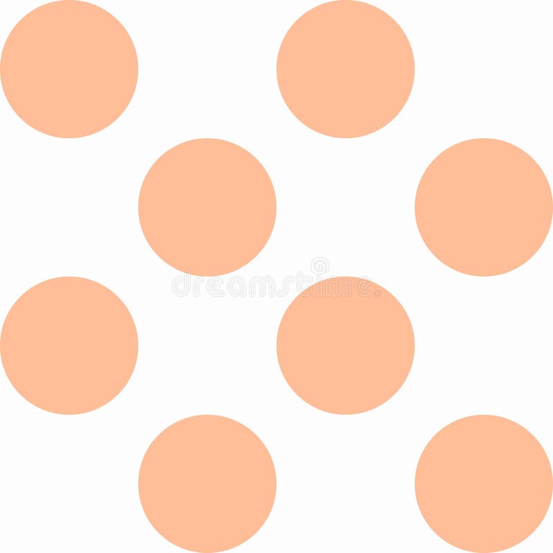 Stylish circle pattern with peach fuzz, suitable for wallpaper, textiles, and backgrounds. High quality vector design stock illustration