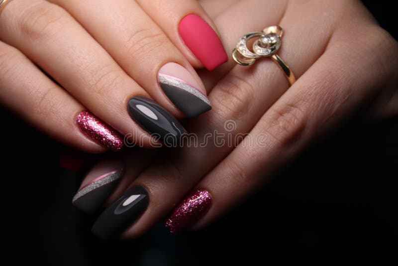 Closeup Image Of Beautiful Nails And Woman Fingers Stock Photo, Picture and  Royalty Free Image. Image 3864408.