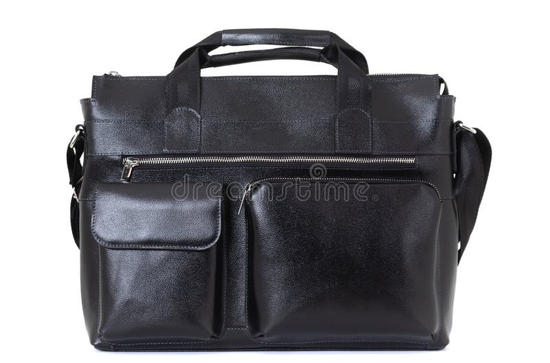 expensive leather briefcase