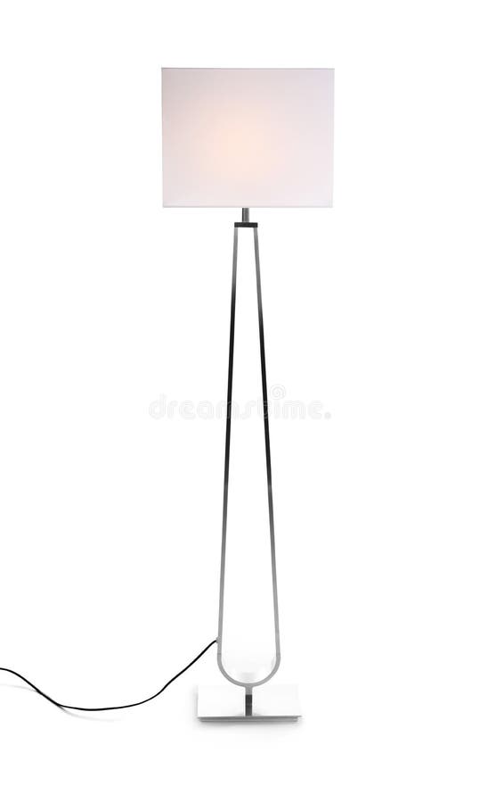 Stylish floor lamp stock photo. Image of furniture, decoration 112531482