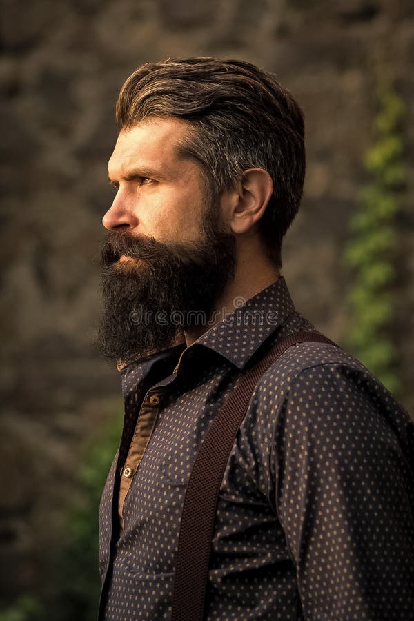 Stylish Hairstyle of a Beard. Stylish Bearded Man Outdoor Stock Image - Image of emotion, modern: 118653353 Stylish Hairstyle of a Beard. Stylish Bearded Man Outdoor Stock Image - Image of emotion, modern: 118653353