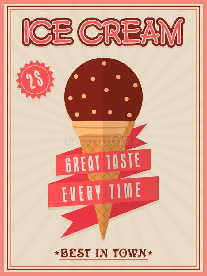 Ice cream parlor cold dessert business for summer Vector Image