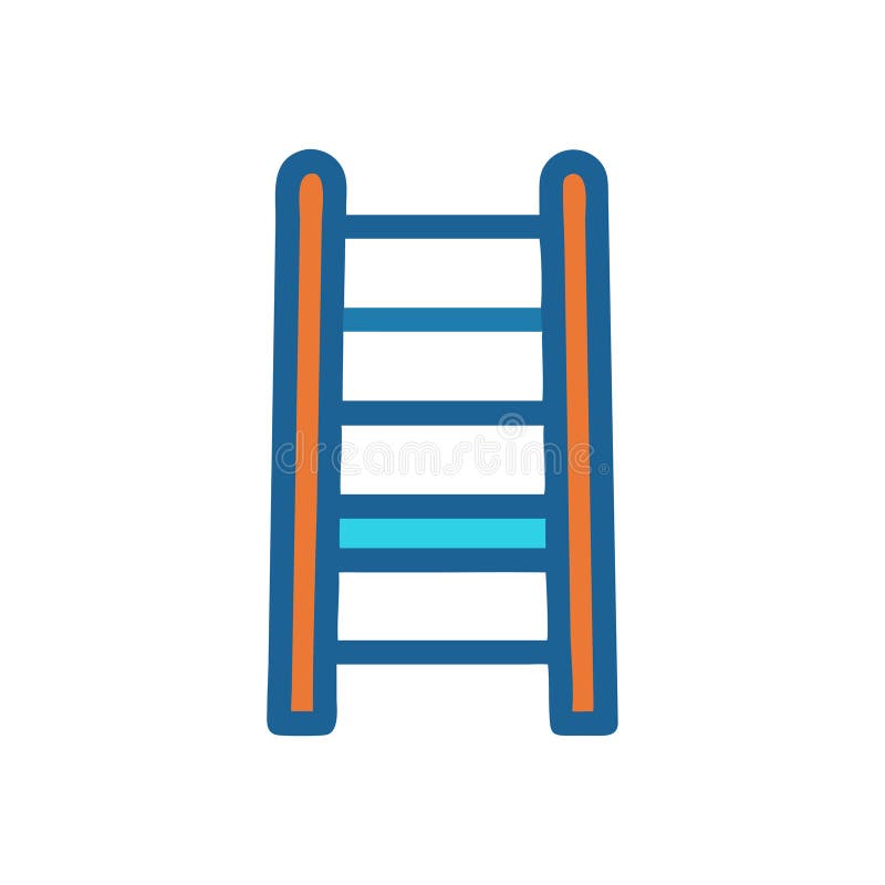 Stylish Ladder Design Icon vector illustration