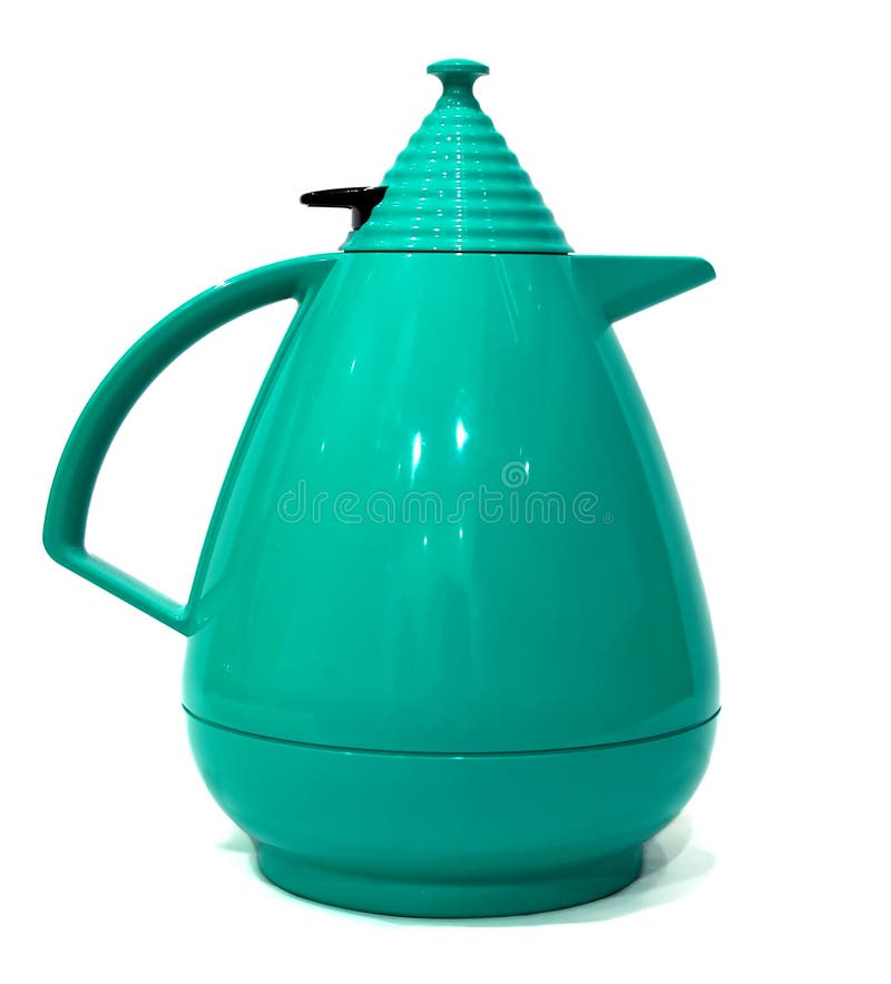Stylish Light Green Vacuum Flask Stock Photo Image of flask, design