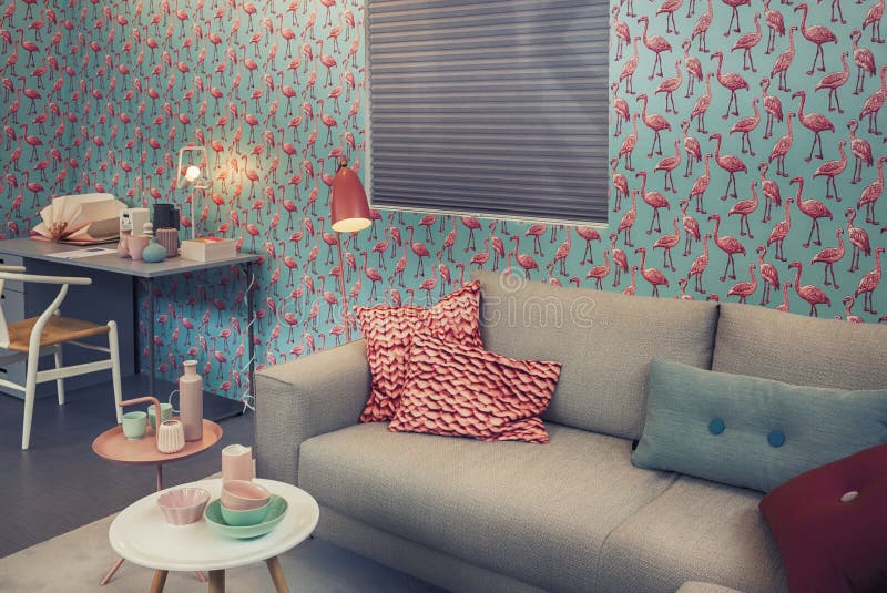 Stylish living room stock image Stylish living room stock image