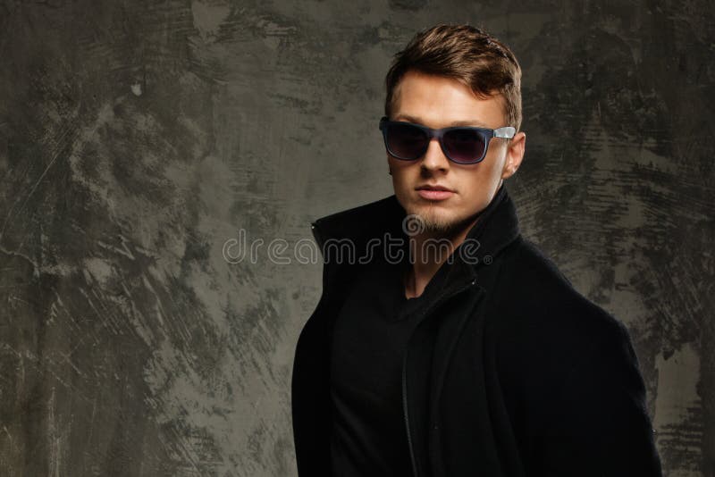 Portrait of Man in Sun Glasses. Stock Photo - Image of smile, handsome ...