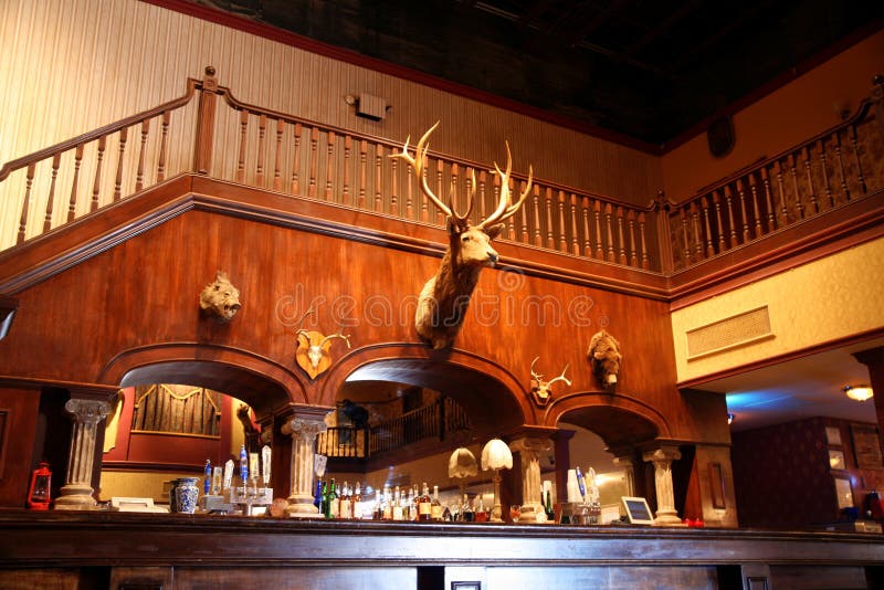 A stylish night bar royalty free stock photography